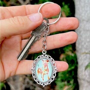 Taurus zodiac keychain
